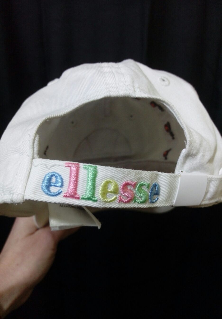 Біла бавовняна кепка оригінал Ellesse