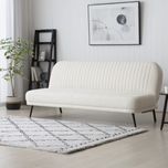NOWA Sofa z funkcją spania boucle tapczan vintage kanapa rozkładana