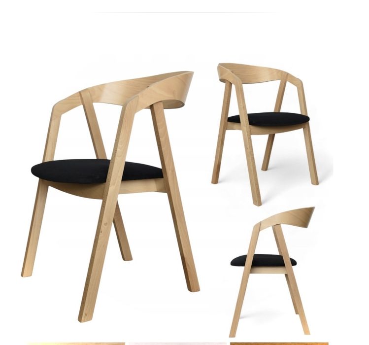 Stół i 4 krzesła tapicerowane