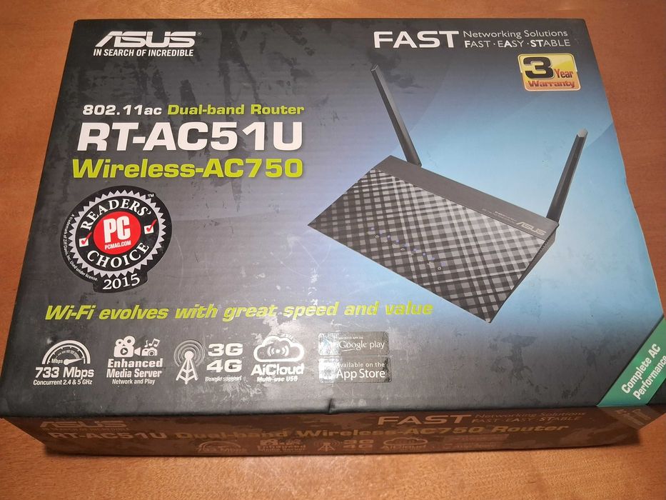 Ruter RT-AC51U Dual-band Router Wireless -AC750