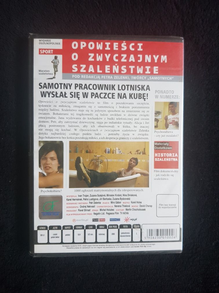 Opowieści o Zwyczajnym Szaleństwie. Film DVD