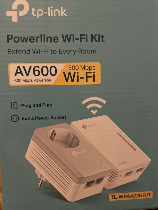 Power Lines 500Mbps c/ Acess Point Wireless N 500Mbps - TP-LINK