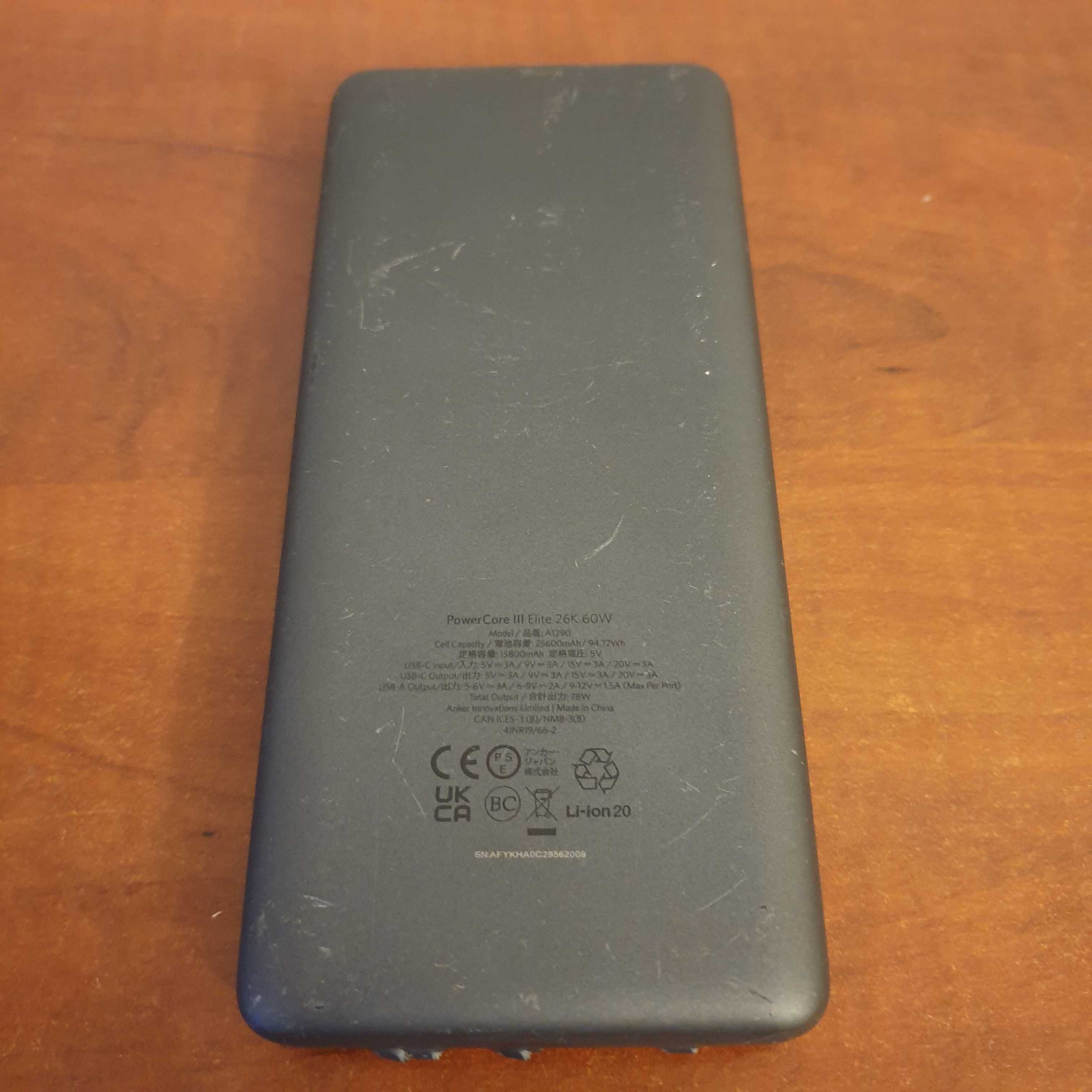 Anker PowerCore III Elite 26K 60W A1290
