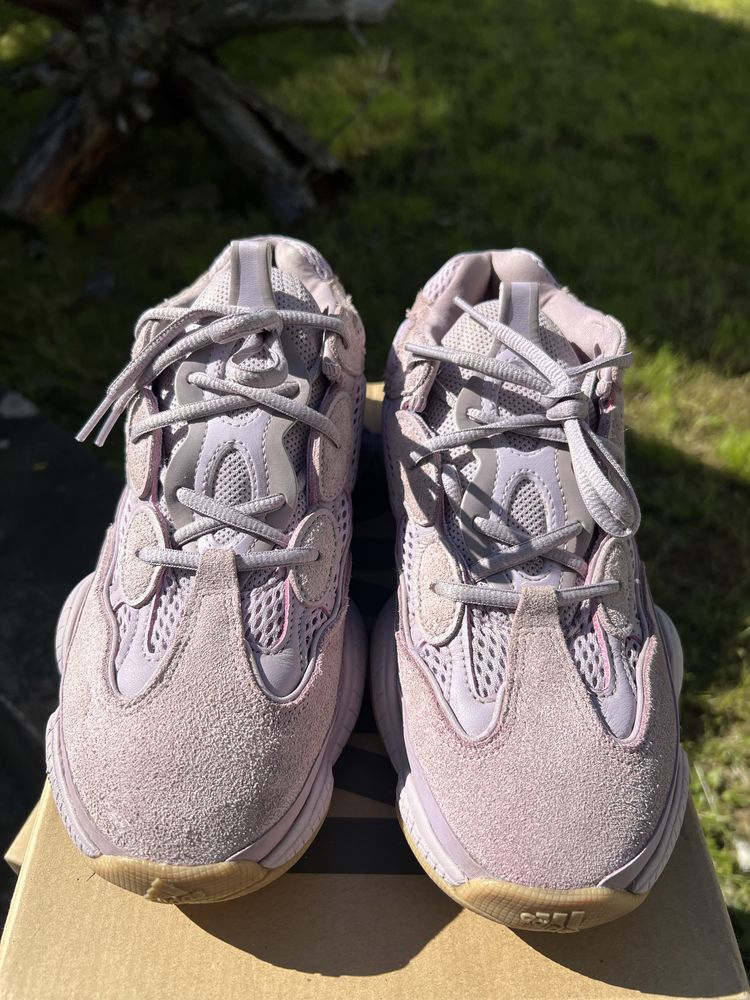 Adidas Yeezy 500 Soft Vision sneakersy niskie pudrowy róż kanye 41 1/3