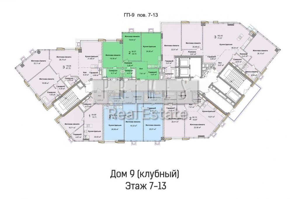 ЖК Новопечерські Липки 2К=90м2 вул А.Верхогляда 9 клубний будинок 8чер