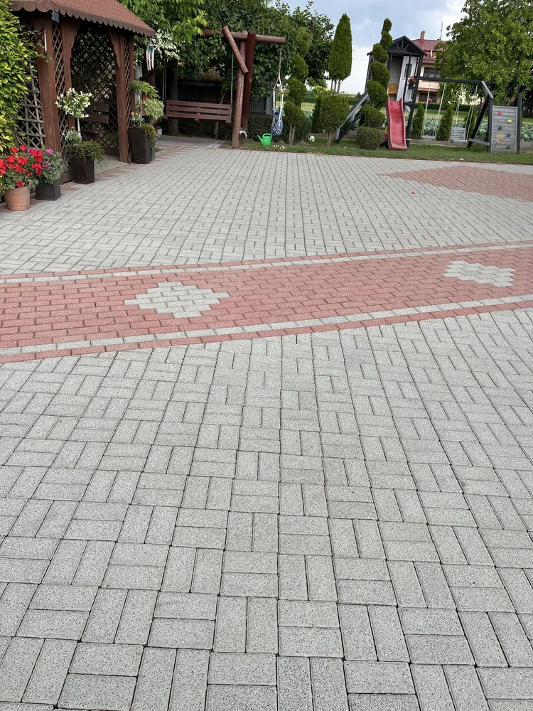 Mycie kostki brukowej czyszczenie