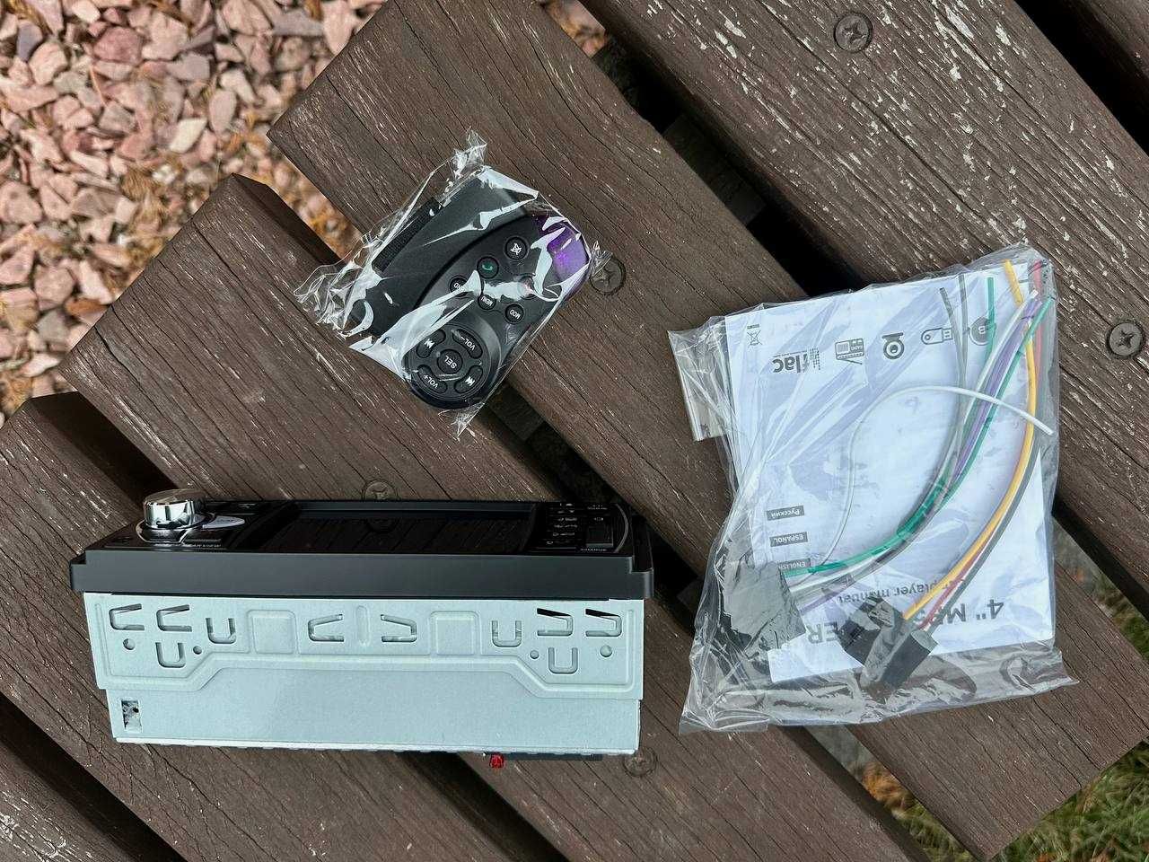 Магнитола Pioneer 1Din сенсорная 4.1". Автомагнитола Пионер 4х80ватт.
