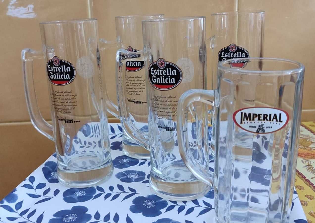 Canecas cerveja Estrella Galícia