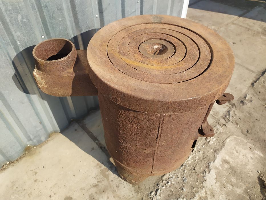 печка чугунная буржуйка СССР