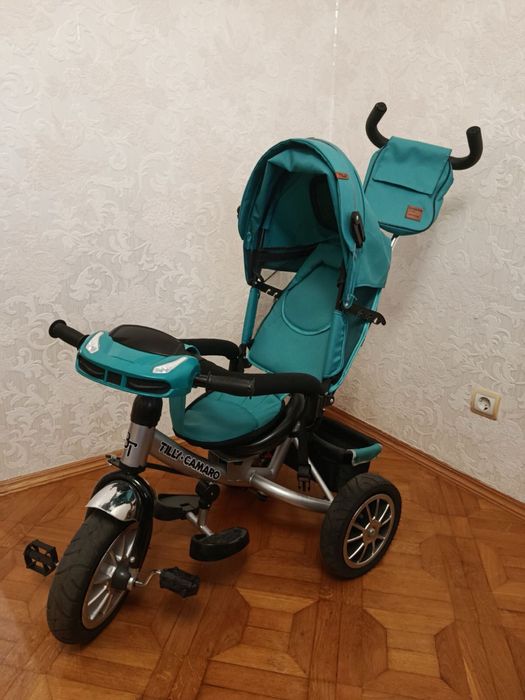 Дитячий велосипед з ручкою