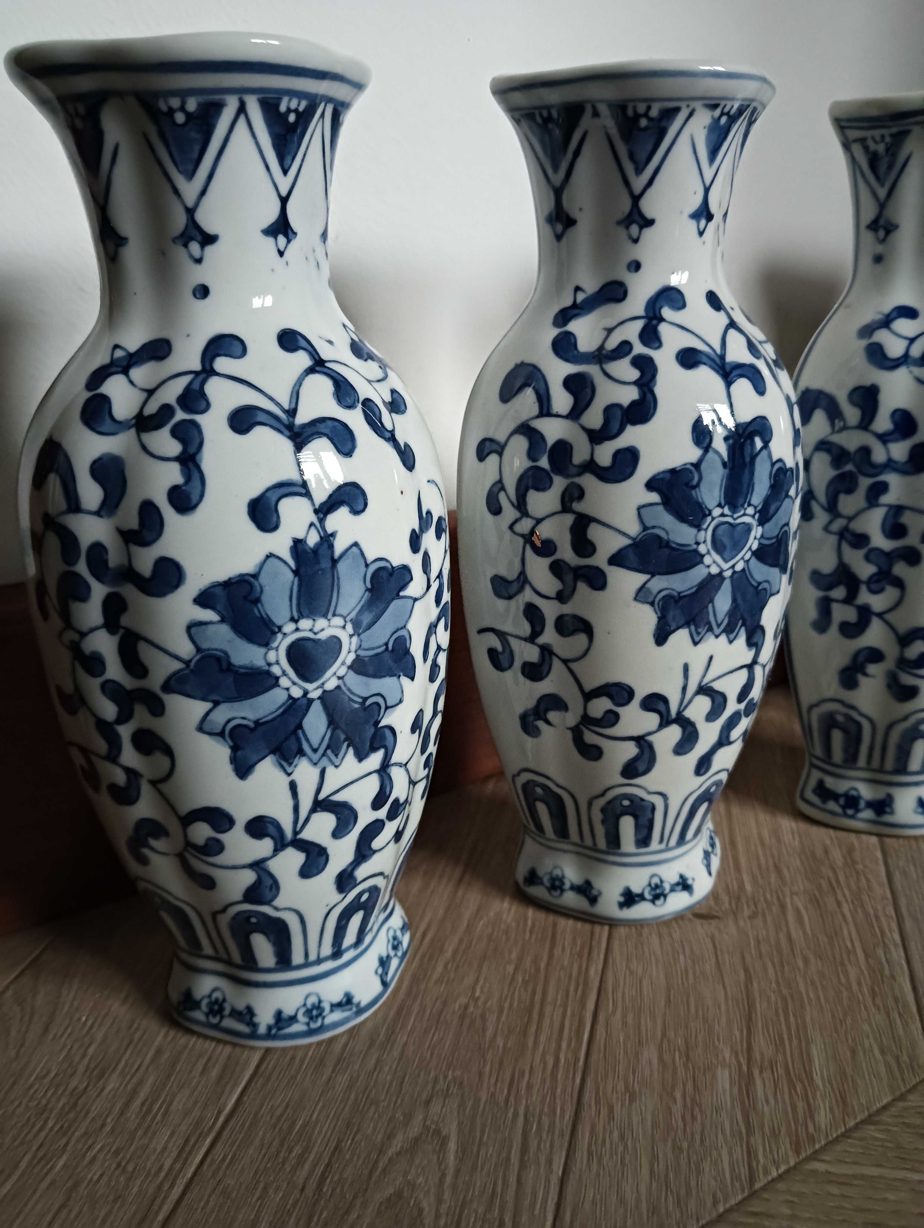 Porcelanowy wazonik nawilżacz na kaloryfer zestaw 4szt REZERWACJA