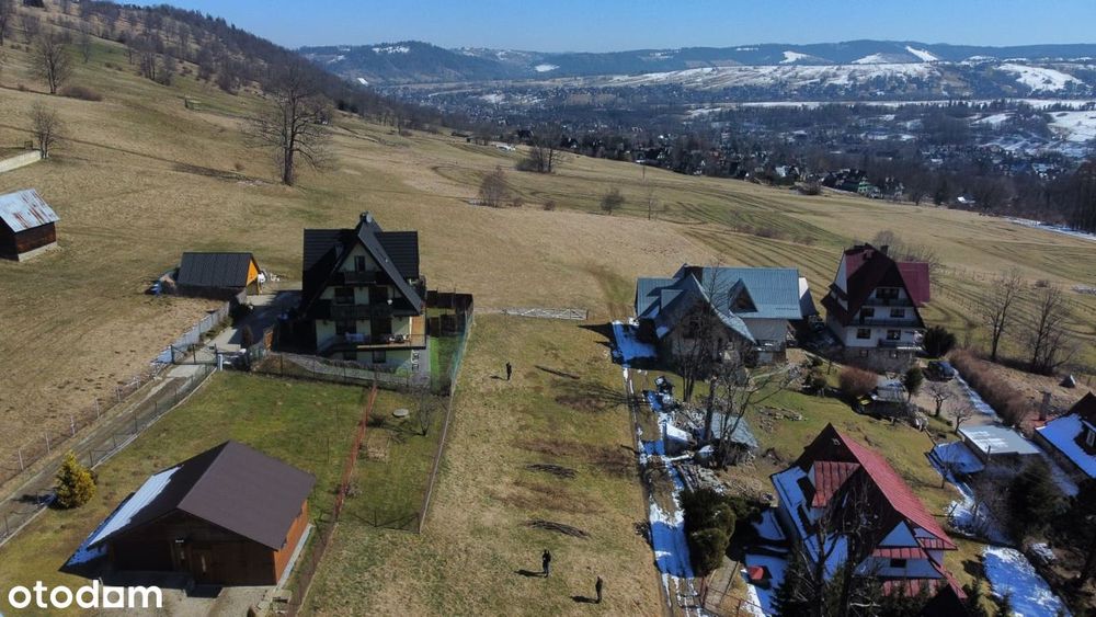 Działka budowlana z widokiem na Zakopane i góry! ul. Ciągłówka