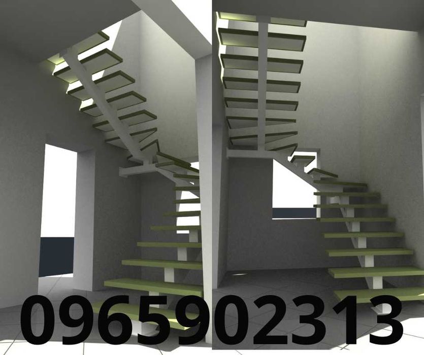 Металеві сходи для квартир/будинків