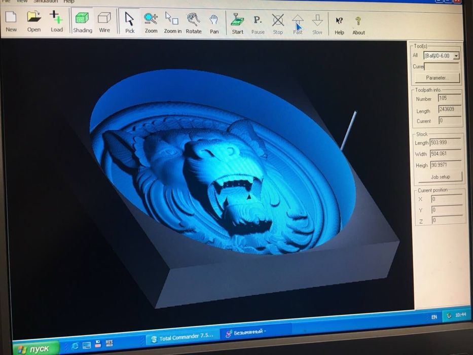 Фрезерний ЧПУ станок по пінопласту і дереву