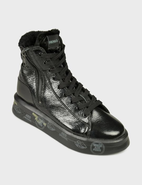 Premiata  высокие Кроссовки зимние мех