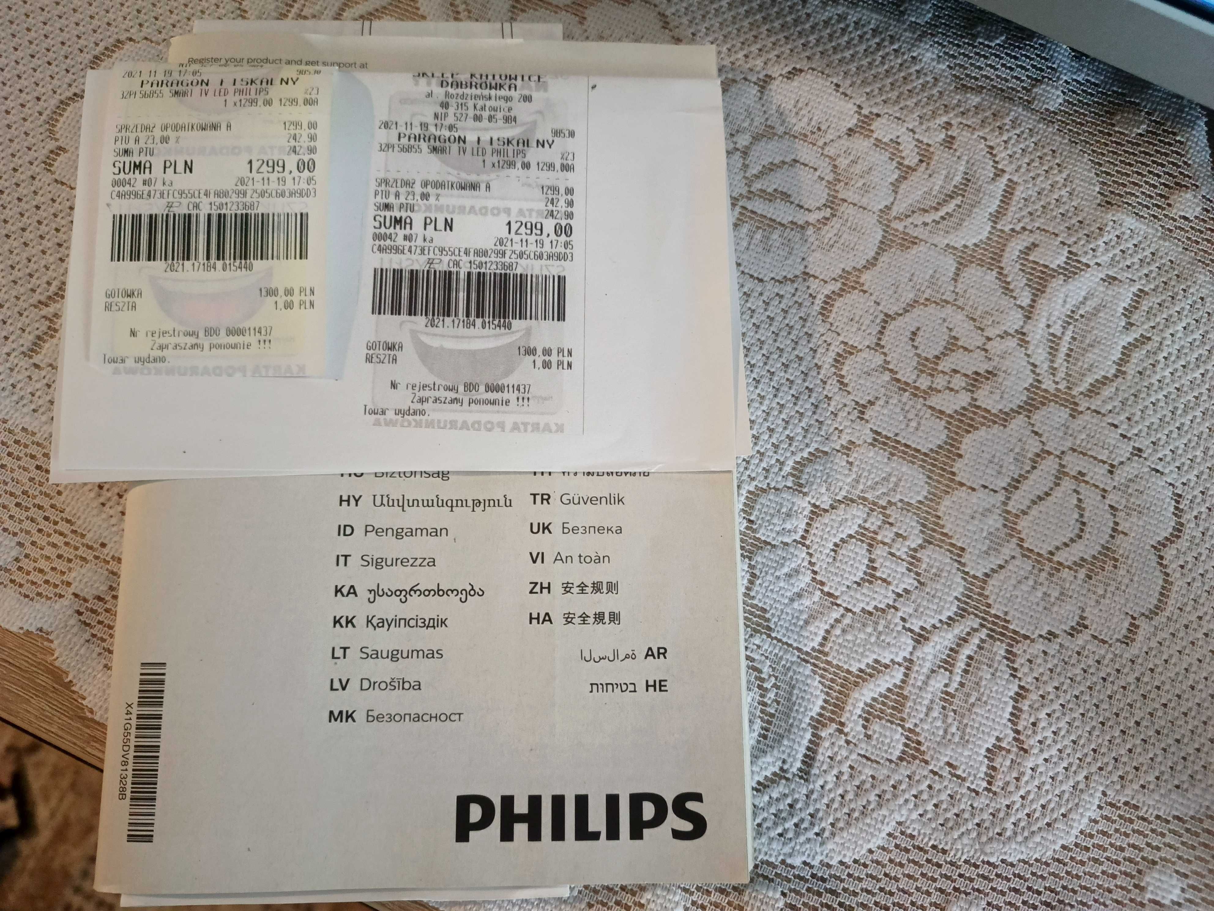 Sprzedam tv LED Smart Philips 32 cale