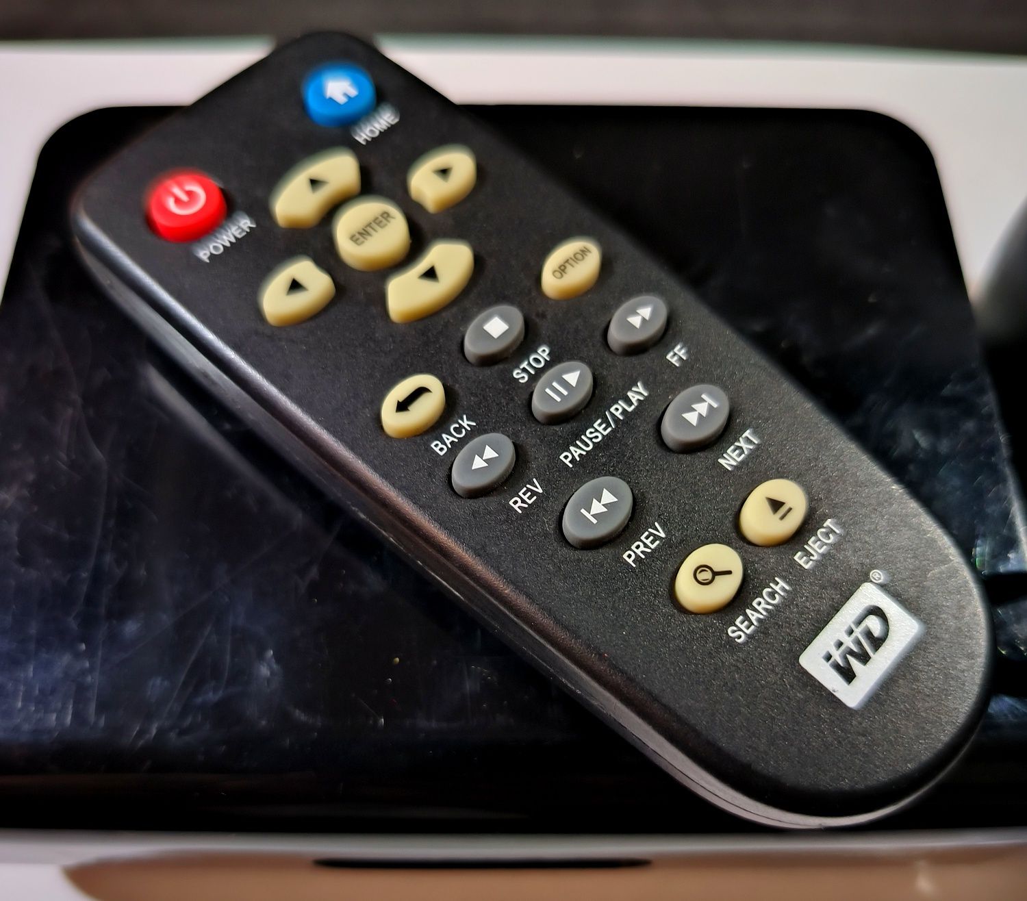 WD TV HD Media Player com comando e carregador - Excelente estado!