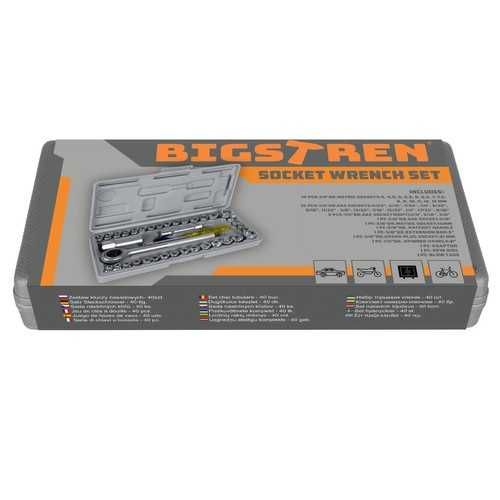 Zestaw kluczy nasadowych- 40szt. Bigstren