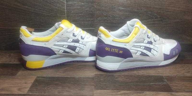 Кроссовки Asics gel lyte iii 3 5 lakers purple/yellow 44 р (h305n)Ориг