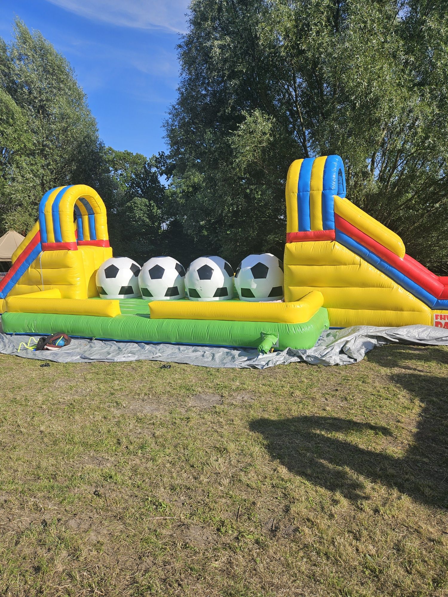 Zakręcony ziemniak wata dmuchańce piana partybyk rodeo zjeżdżalnia zam