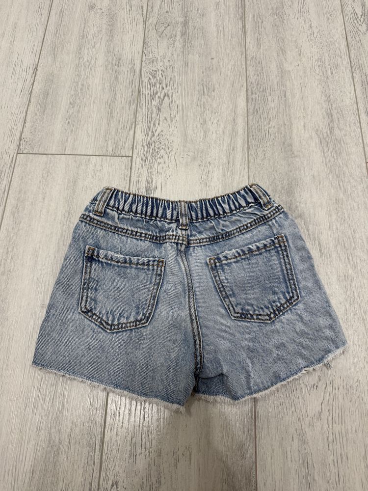 Шорти джинсові, бренд - zara, розмір - 104 см