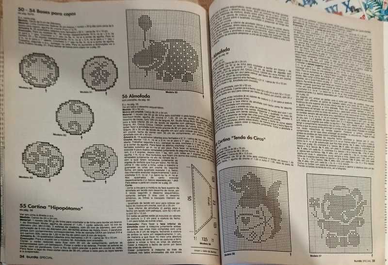 Revista Especial Burda, Renda de Filé