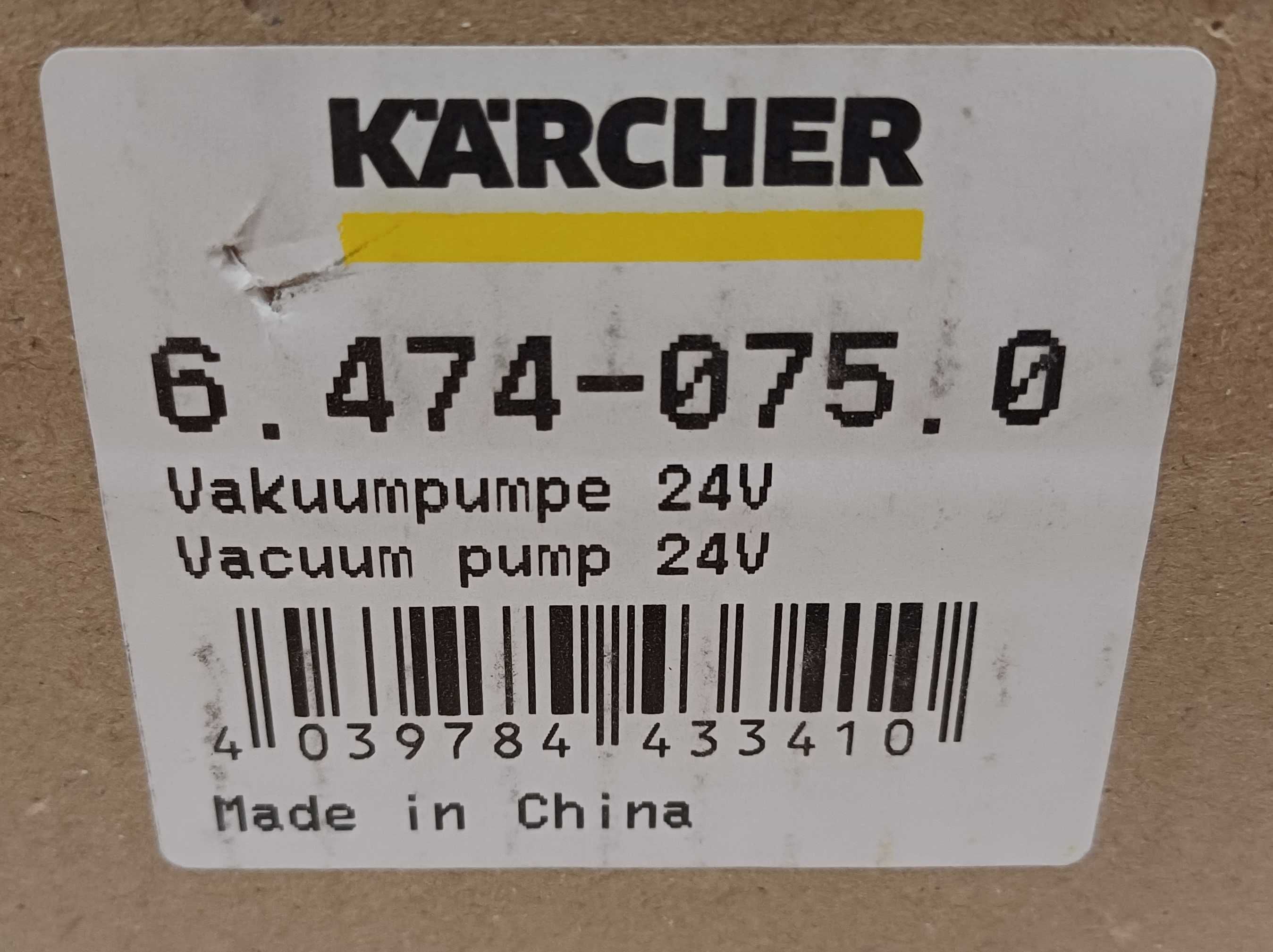 Nowa pompa elektryczna do zamiatarki bateryjnej KARCHER 100/100R BAT