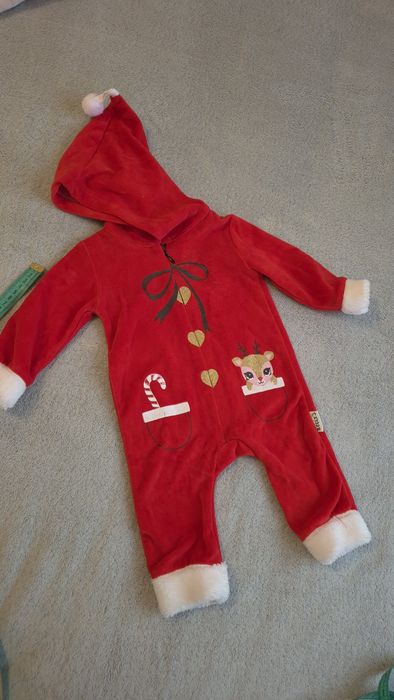 Новорічний ромпер,чоловічок 3-6 м.