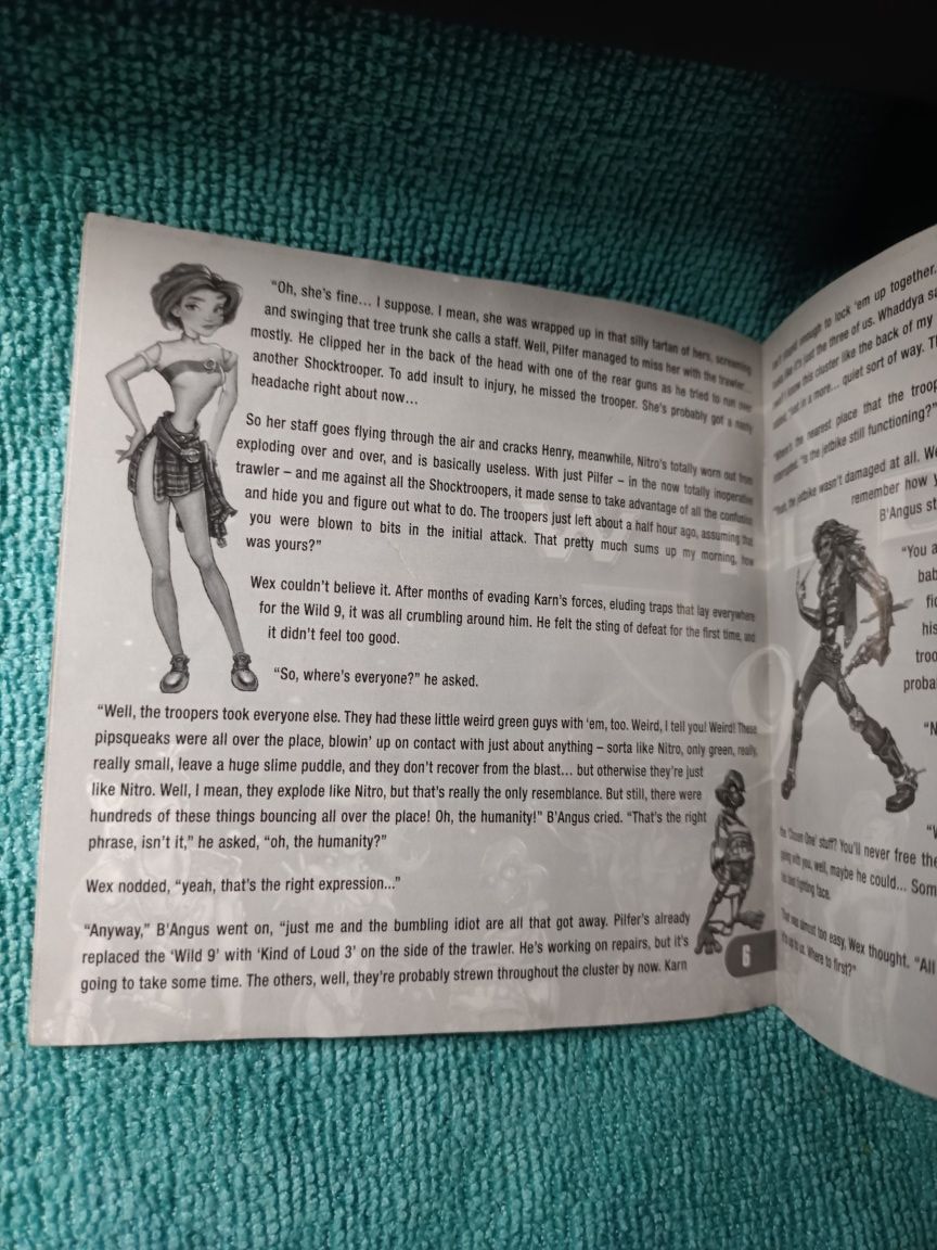 Ps1 Wild 9 psx psone Książeczka Manual Angielski