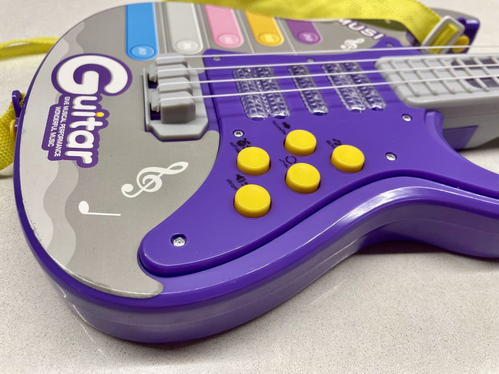 Interaktywna gitara elektryczna dla dzieci Lean Toys