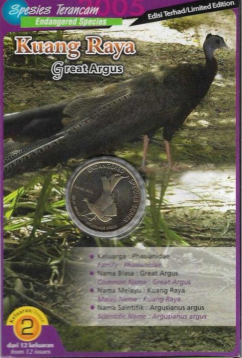 Malásia - - - "Espécies Animais Ameaçadas" - - - - - Moedas