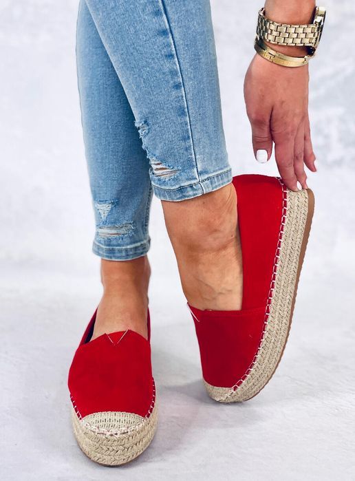 Espadryle Damskie Pilar Red