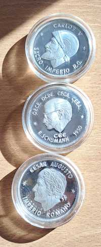 Vendo moedas em prata