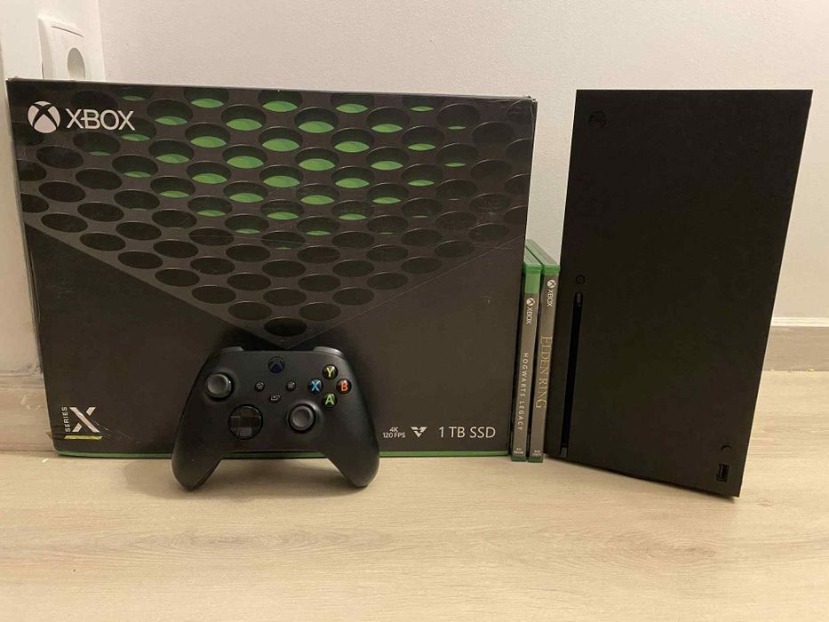 Xbox Series X 1TB + akcesoria i gry! Elden ring i Hogwarts Legacy