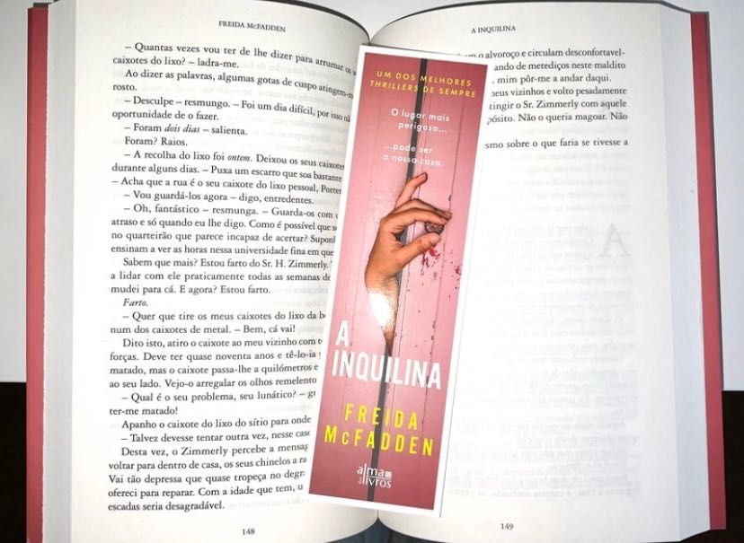 Livro “ A Inquilina” de Freida McFadden