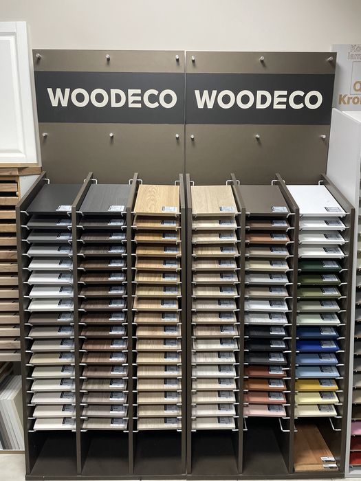 Likwidacja biura stolarni wzorniki plyt i blatow