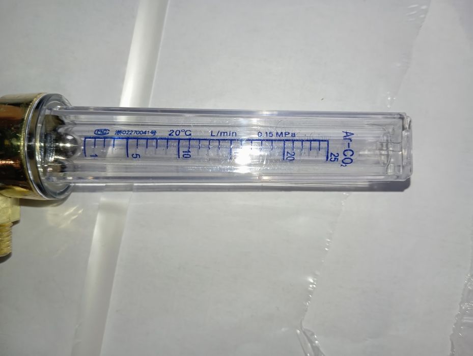 Ротаметр , витратомір аргону  со2