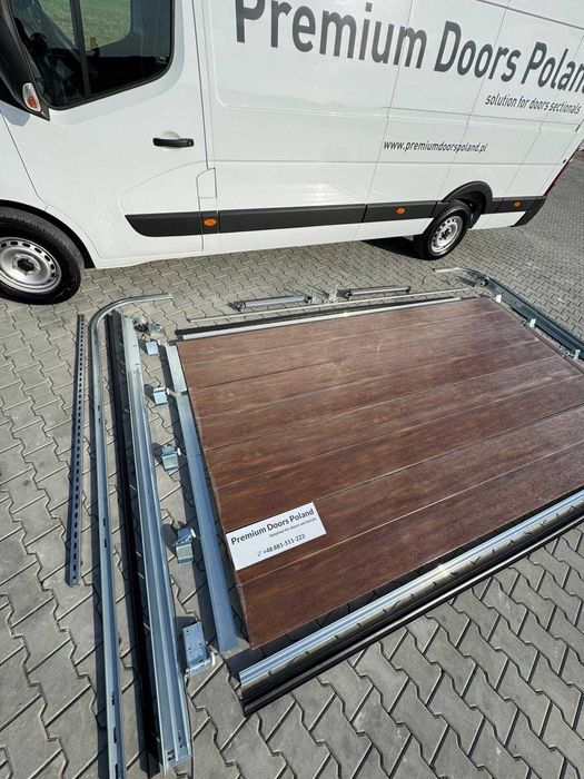 Zestaw kompletnej bramy segmentowej BRAMA SEGMENTOWA 3,0x3,0