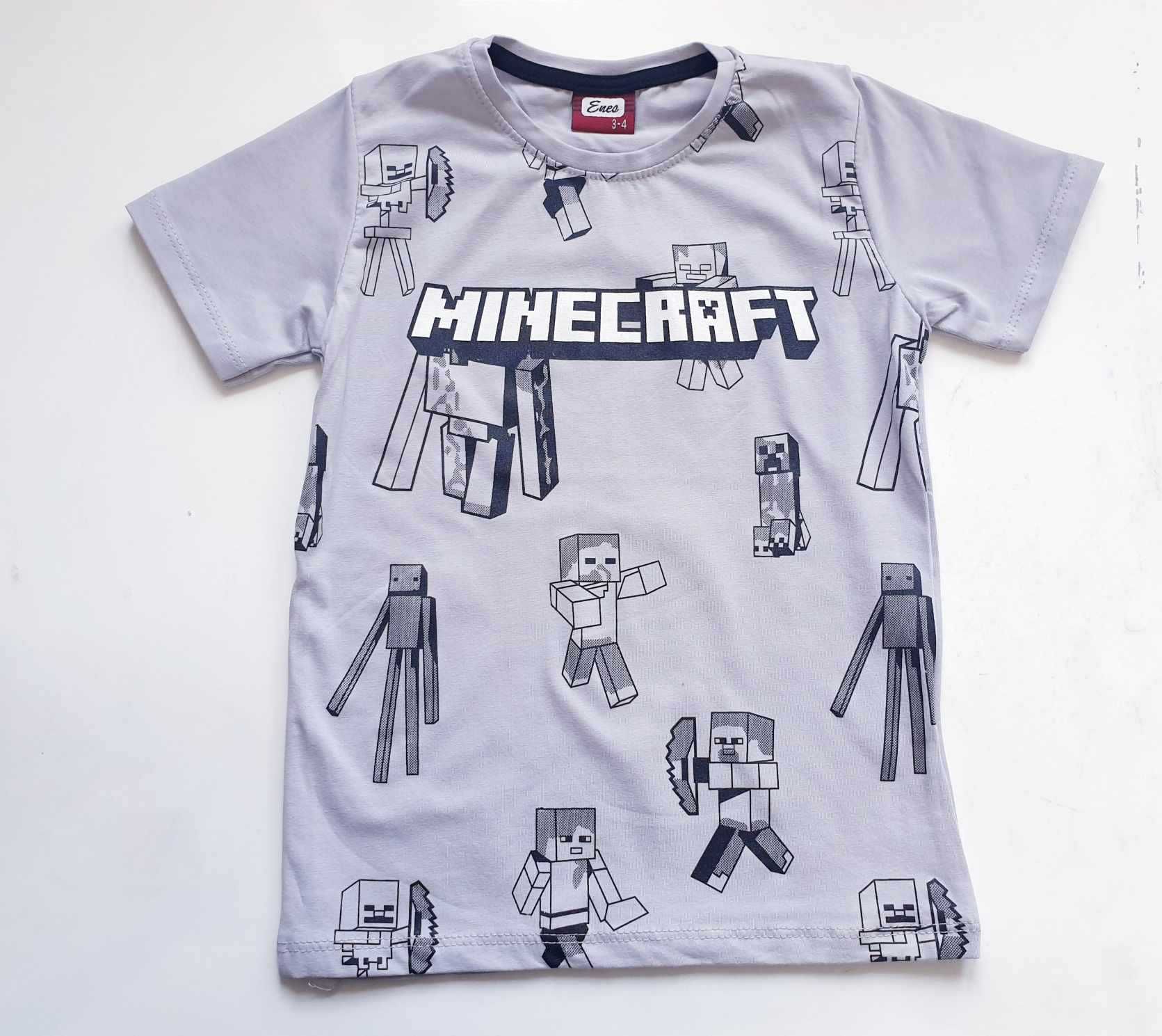 MINECRAFT nowa koszulka chłopięca 104 cm