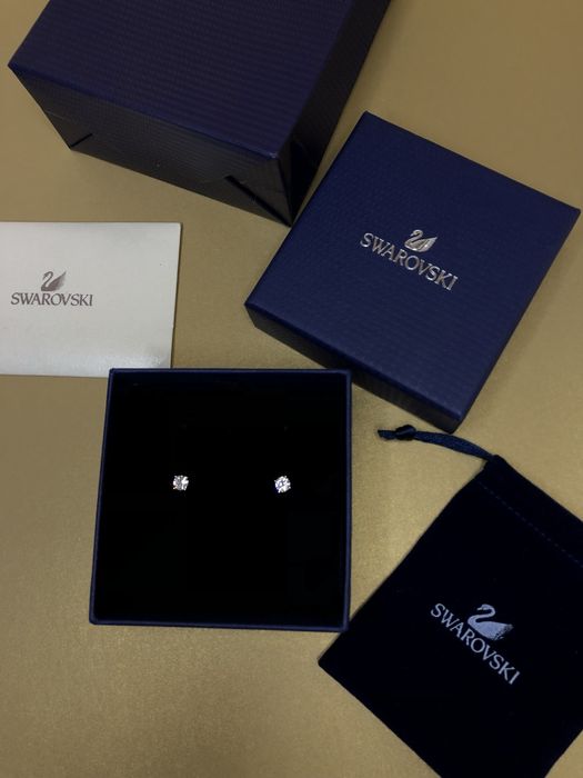 Сережки swarovski, подарунок, прикраси