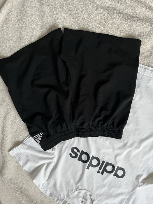 Komplet sportowy Koszulka bluzka spodenki Adidas męski komplet L