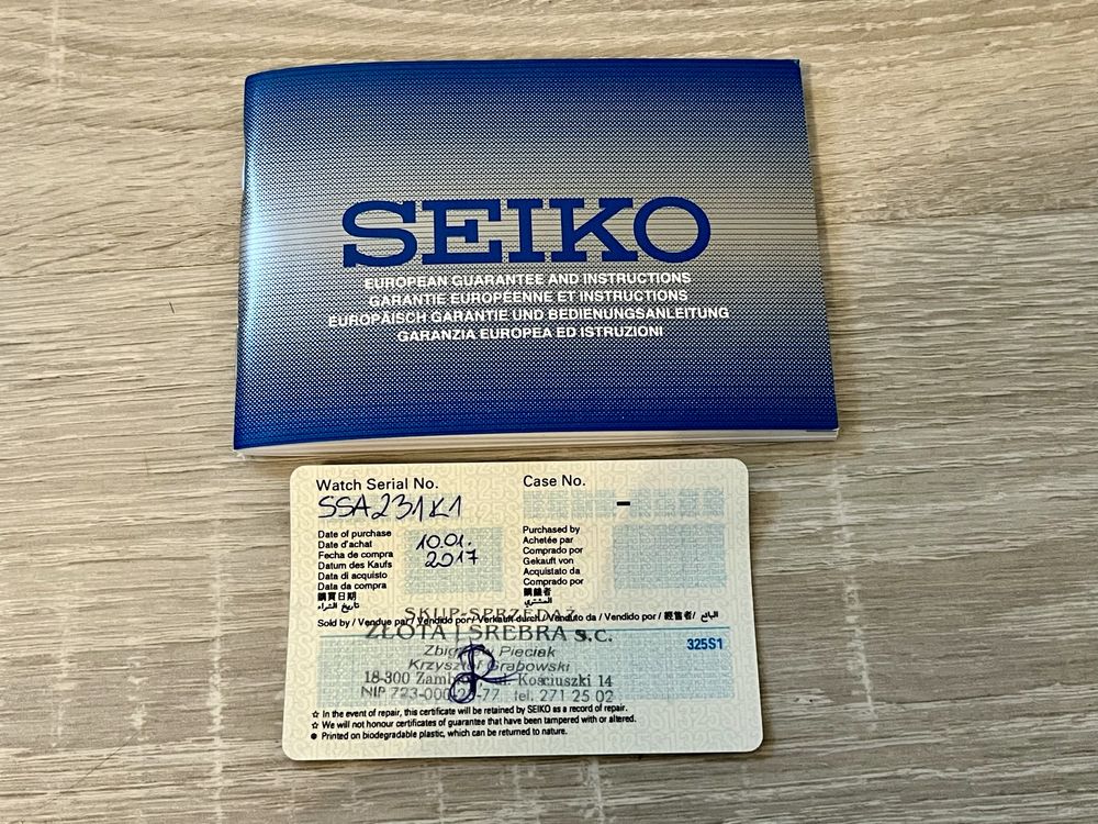 Seiko SSA231K1 Automatic Automat