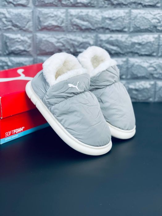 Тапочки зимние Пума мембрана Gore-Tex водонипроницаемые дутики Пума