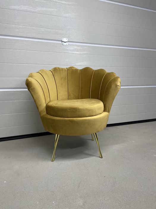 Fotel Muszla szeroki wybór tkanin velvet tkaniny