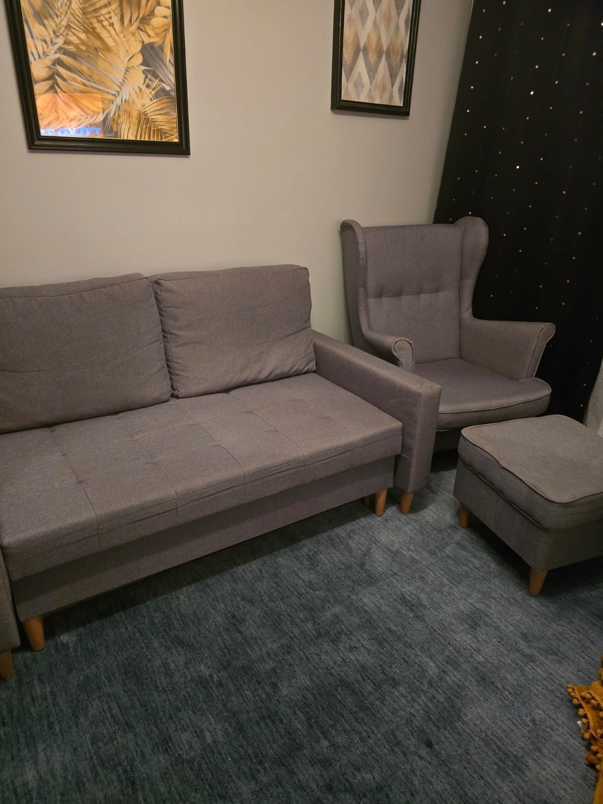 Sprzedam sofę dwuosobową plus fotel