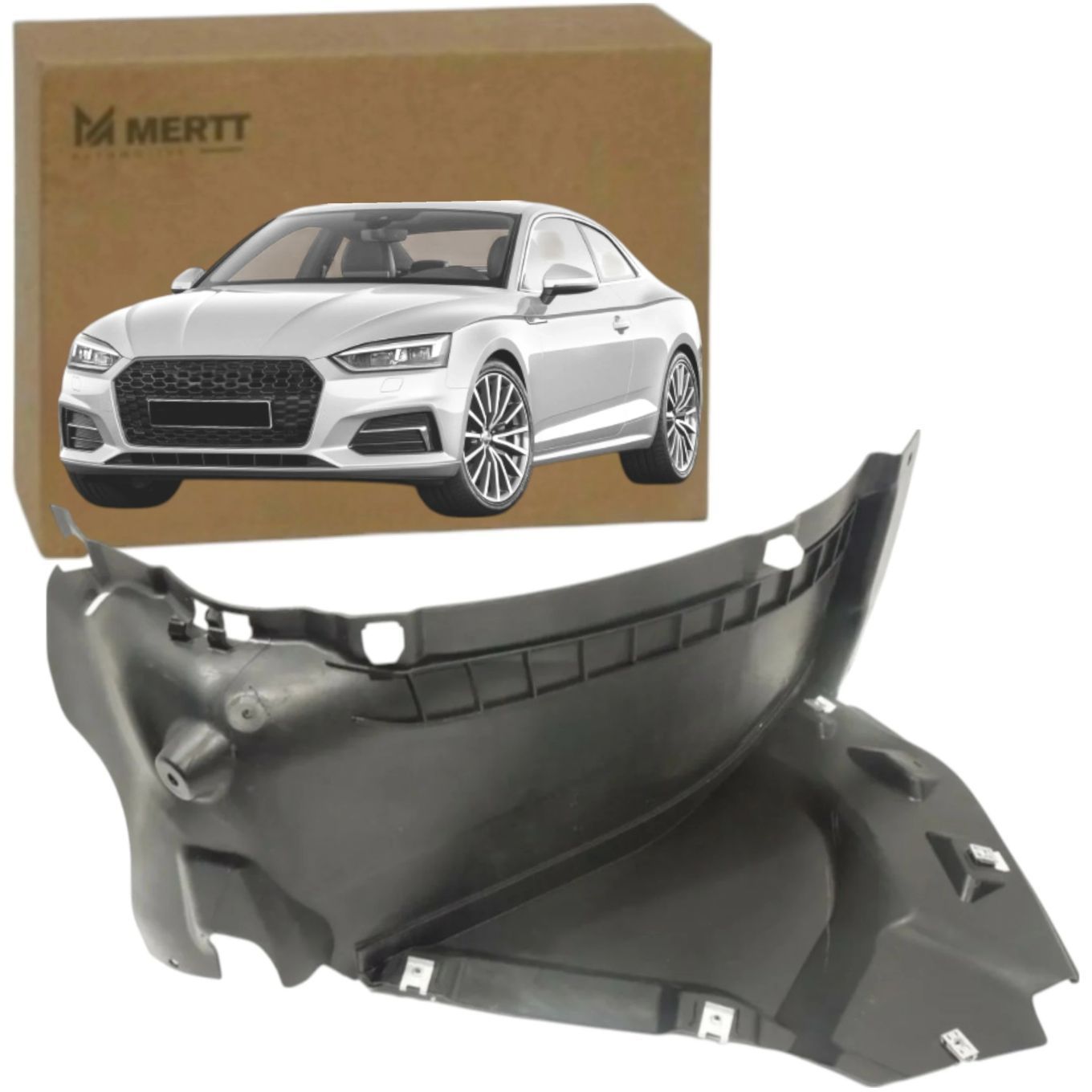 AUDI A5 8W6 2015-2019 SPOJLER NADKOLA ZAKOLE LEWY PRAWY PRZÓD KOMPLET