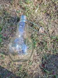 Dekoracja szklana zarowka butelka w kształcie zarowki