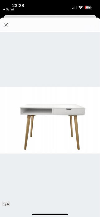 Biurko Jysk mlodziezowe do pokoju, pracy 50/100