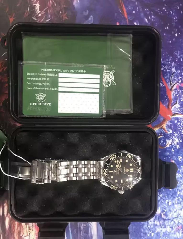Часы STEELDIVE SD1957, механизм Seiko NH35, НОВЫЕ! В стиле Omega