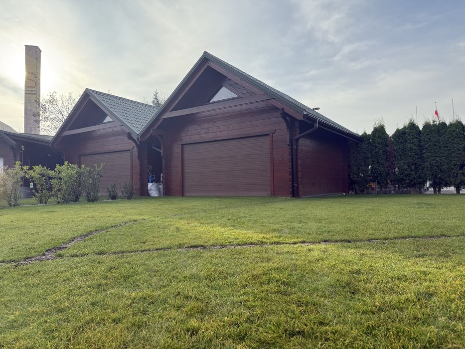 Domek ogrodowy letniskowy na zgloszenie balik deska 70mm z antresolą